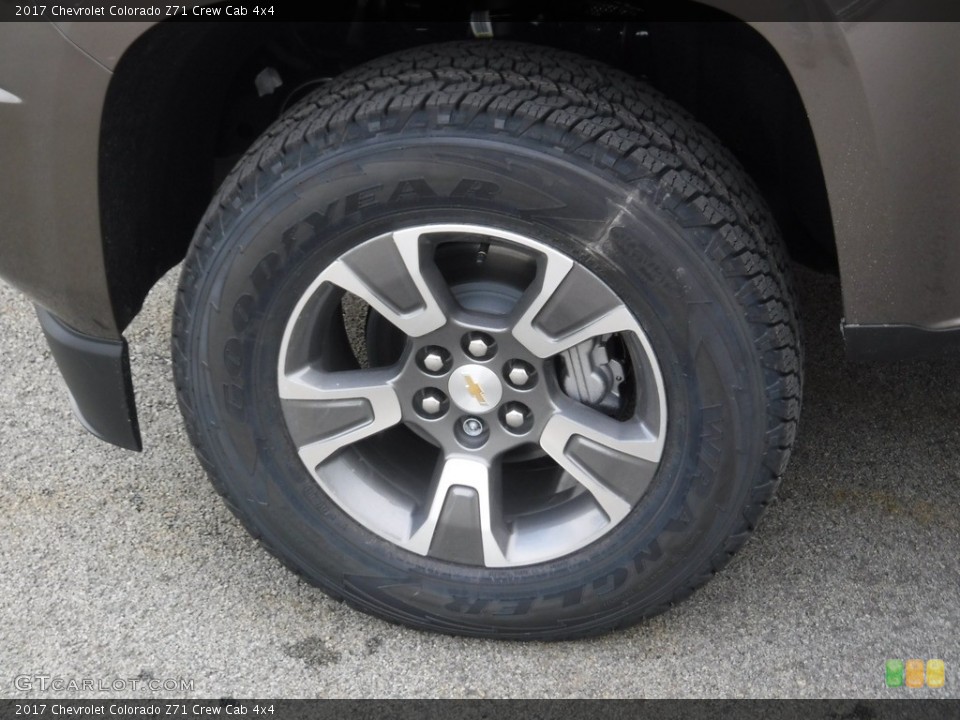 2017 Chevrolet Colorado Z71 Crew Cab 4x4 Wheel and Tire Photo #118341496