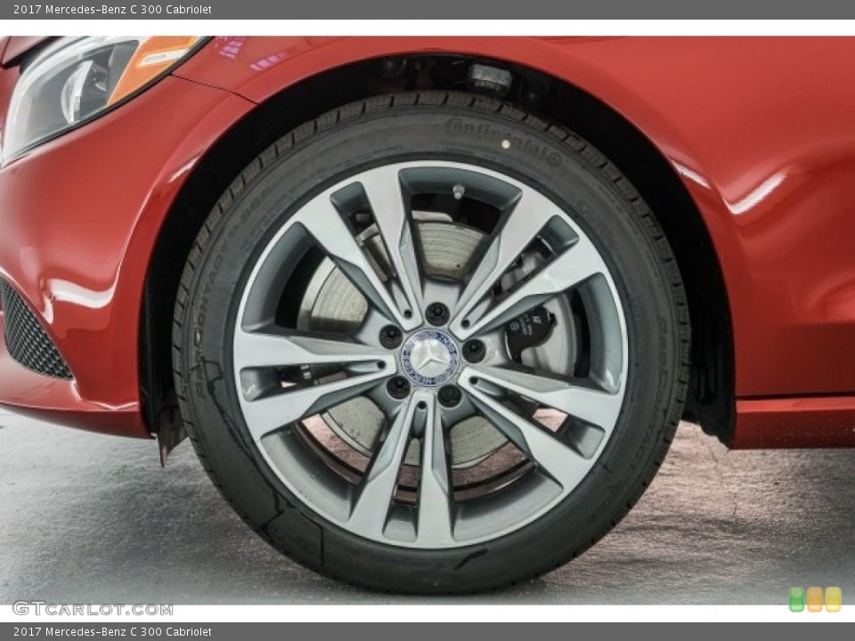 2017 Mercedes-Benz C 300 Cabriolet Wheel and Tire Photo #118359691