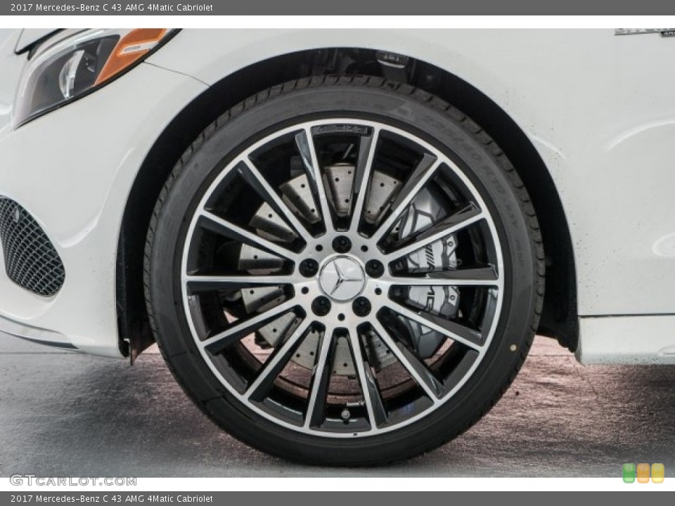 2017 Mercedes-Benz C 43 AMG 4Matic Cabriolet Wheel and Tire Photo #118359820