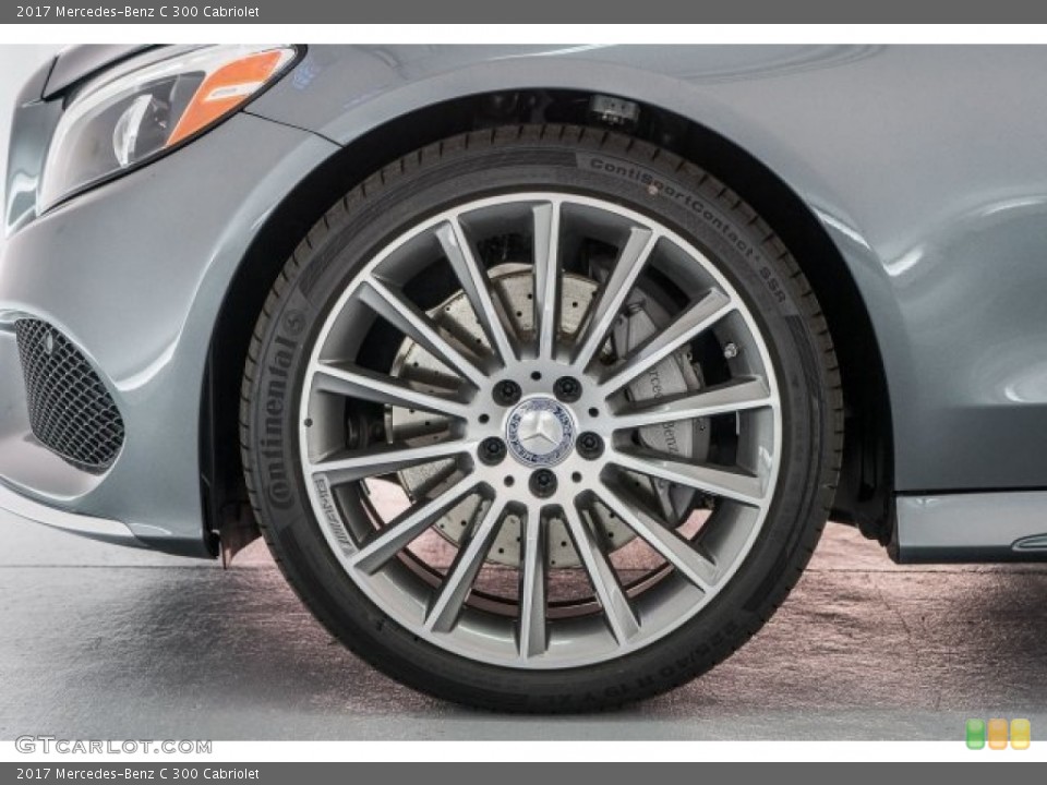 2017 Mercedes-Benz C 300 Cabriolet Wheel and Tire Photo #118359952