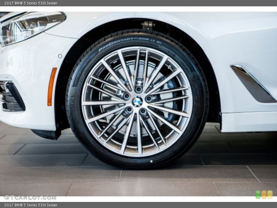 2017 BMW 5 Series 530i Sedan Wheel and Tire Photo #118386437
