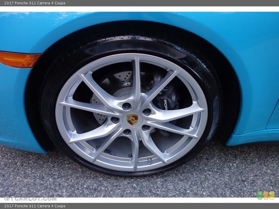 2017 Porsche 911 Carrera 4 Coupe Wheel and Tire Photo #118387559