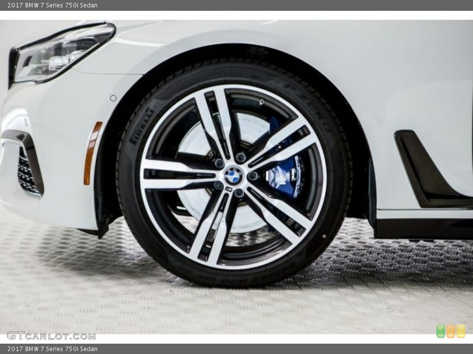 2017 BMW 7 Series 750i Sedan Wheel and Tire Photo #118391162