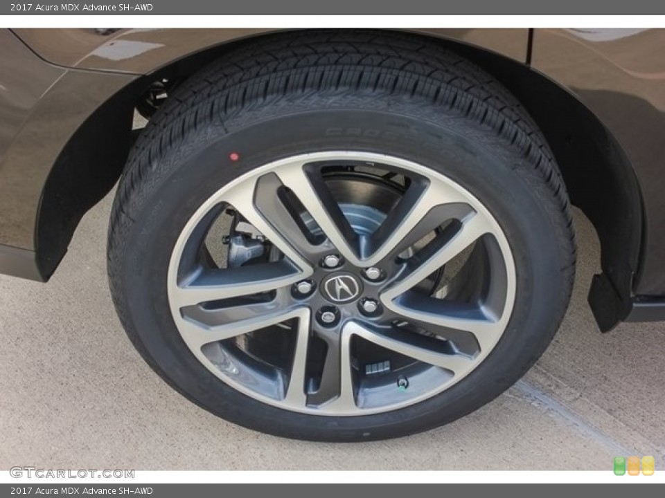 2017 Acura MDX Advance SH-AWD Wheel and Tire Photo #118396115
