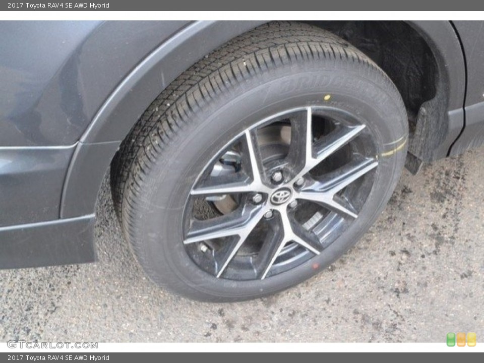 2017 Toyota RAV4 SE AWD Hybrid Wheel and Tire Photo #118412455
