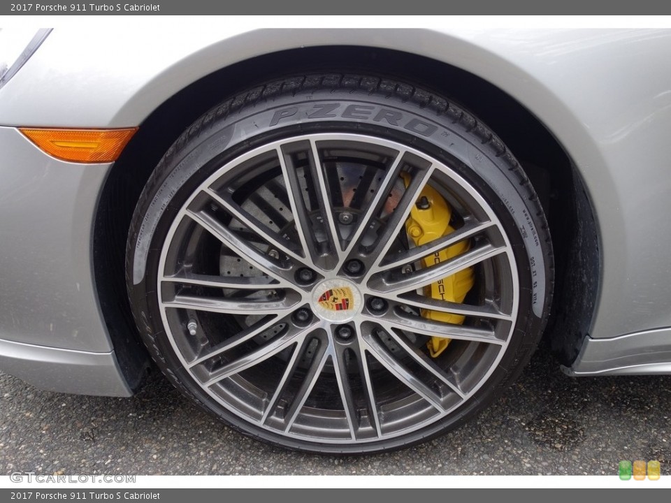 2017 Porsche 911 Turbo S Cabriolet Wheel and Tire Photo #118457923