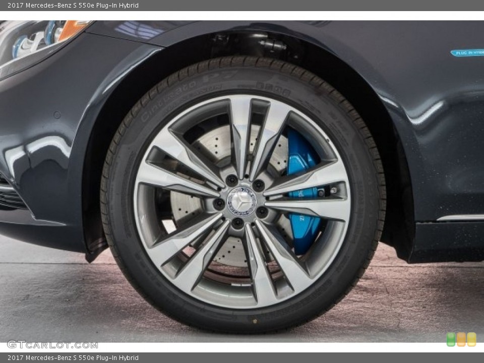 2017 Mercedes-Benz S 550e Plug-In Hybrid Wheel and Tire Photo #118460310