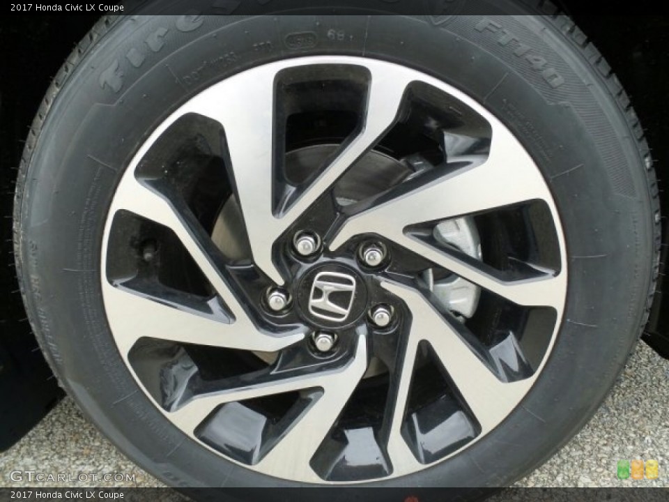 2017 Honda Civic LX Coupe Wheel and Tire Photo #118484628