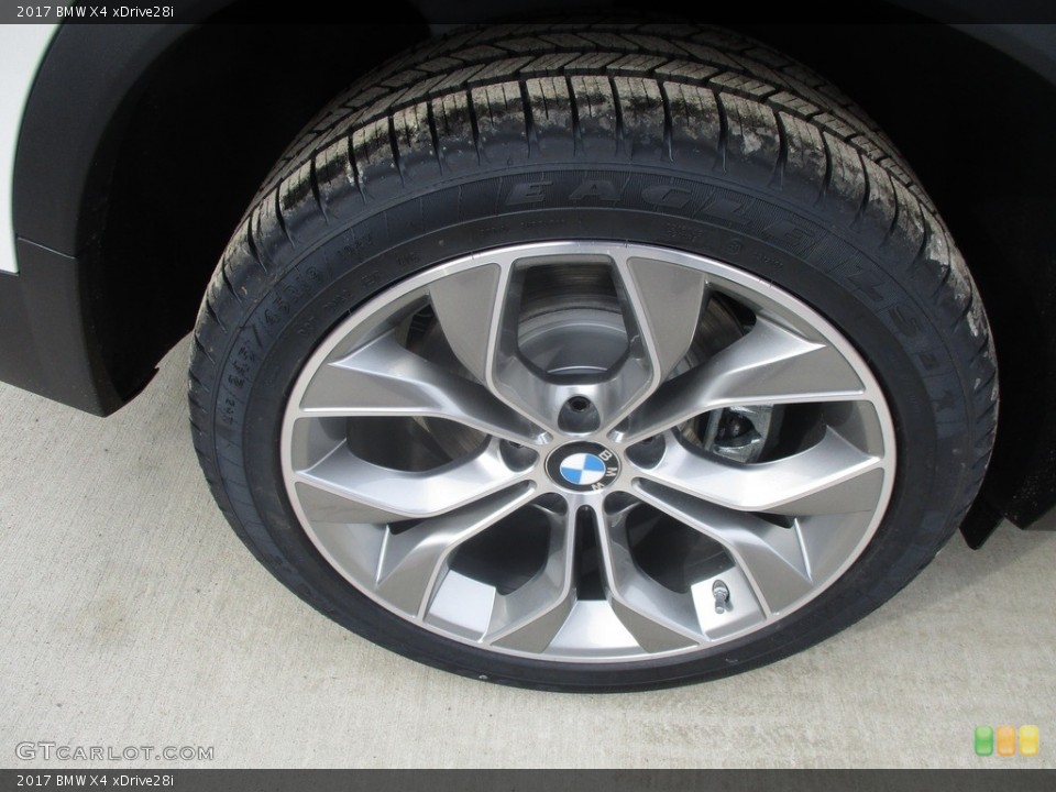 2017 BMW X4 xDrive28i Wheel and Tire Photo #118487562
