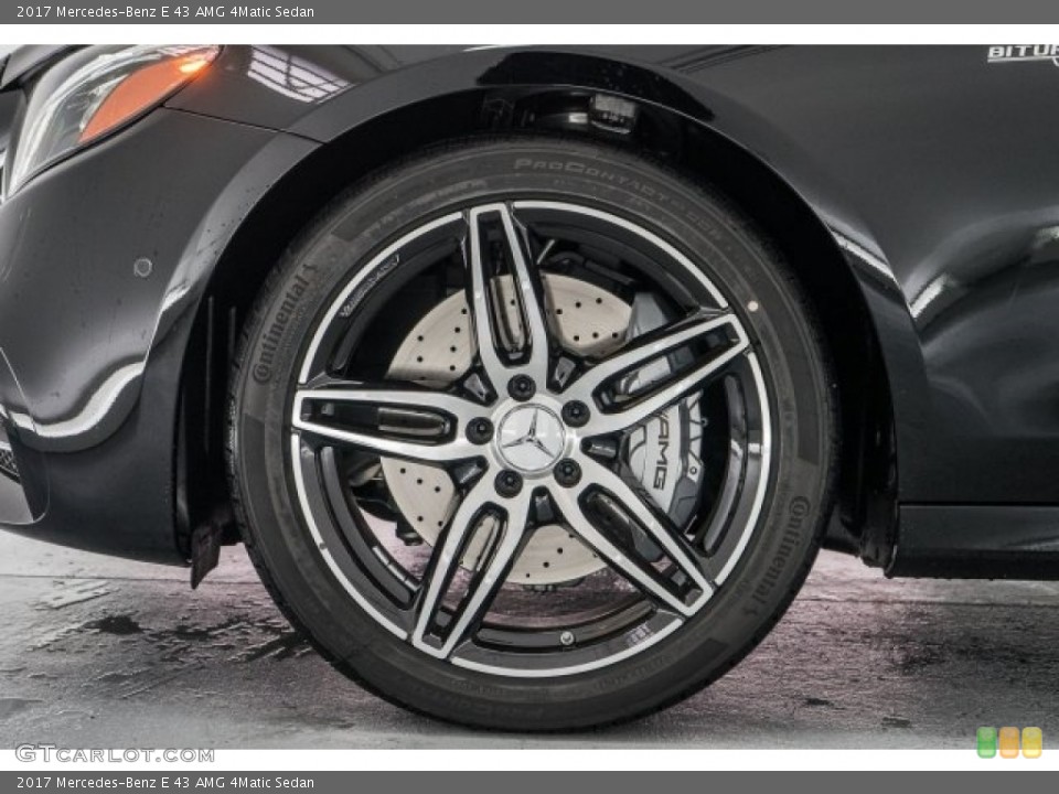 2017 Mercedes-Benz E 43 AMG 4Matic Sedan Wheel and Tire Photo #118505508