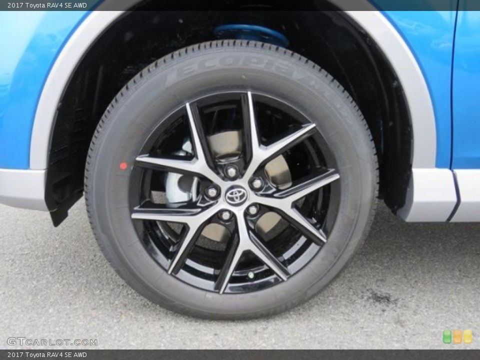 2017 Toyota RAV4 SE AWD Wheel and Tire Photo #118514540