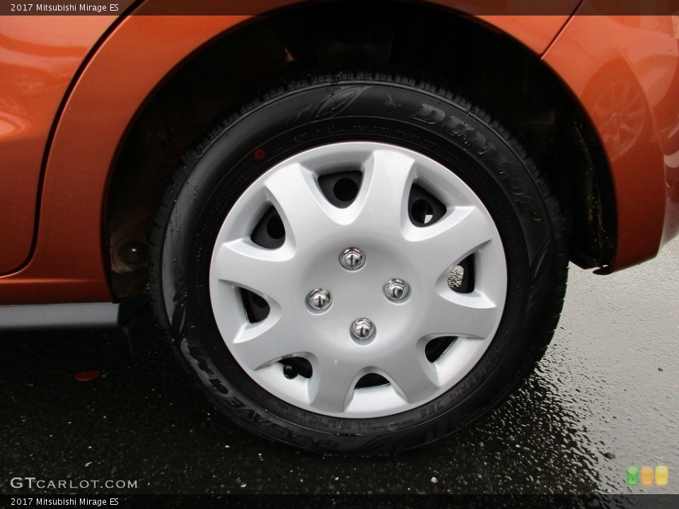 2017 Mitsubishi Mirage ES Wheel and Tire Photo #118561278