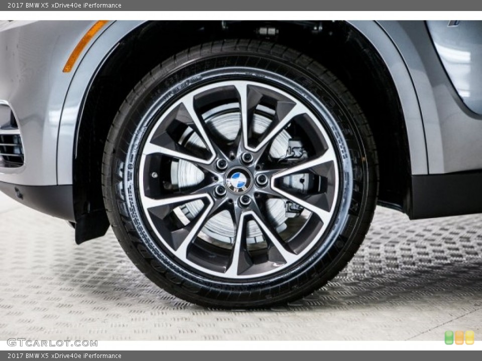 2017 BMW X5 xDrive40e iPerformance Wheel and Tire Photo #118611012