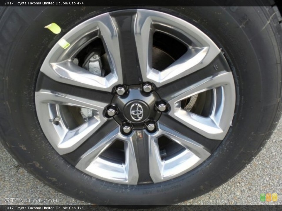 2017 Toyota Tacoma Limited Double Cab 4x4 Wheel and Tire Photo #118613810