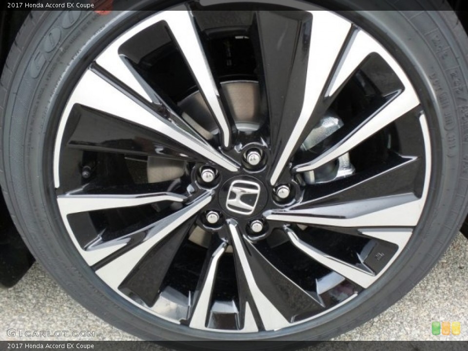2017 Honda Accord EX Coupe Wheel and Tire Photo #118616543