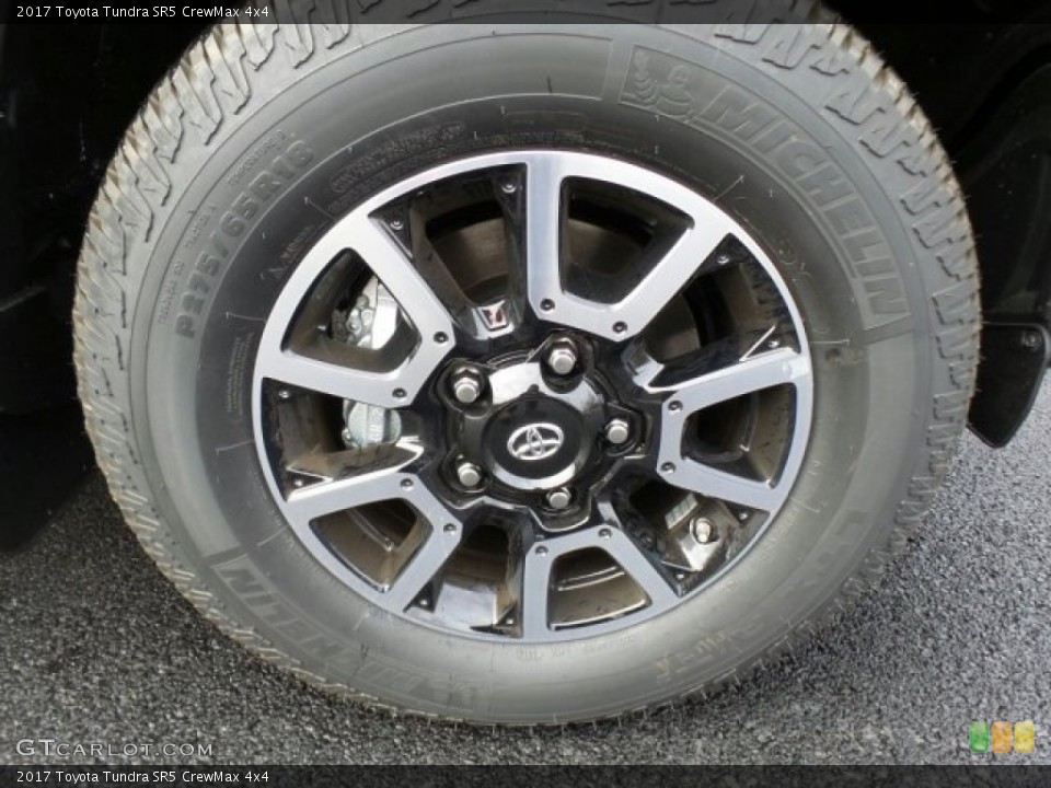 2017 Toyota Tundra SR5 CrewMax 4x4 Wheel and Tire Photo #118617356