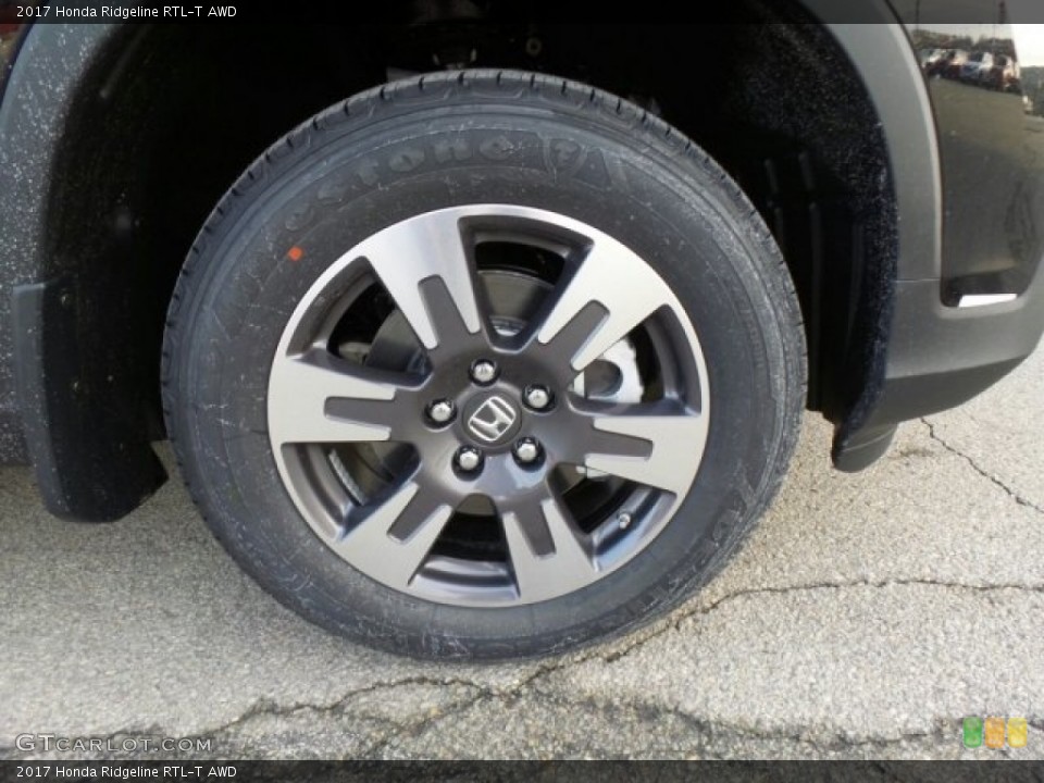 2017 Honda Ridgeline RTL-T AWD Wheel and Tire Photo #118630997