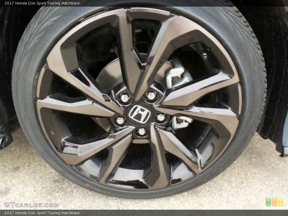 2017 Honda Civic Sport Touring Hatchback Wheel and Tire Photo #118641032