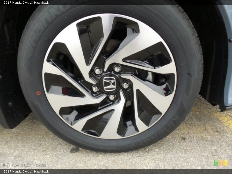 2017 Honda Civic LX Hatchback Wheel and Tire Photo #118647398