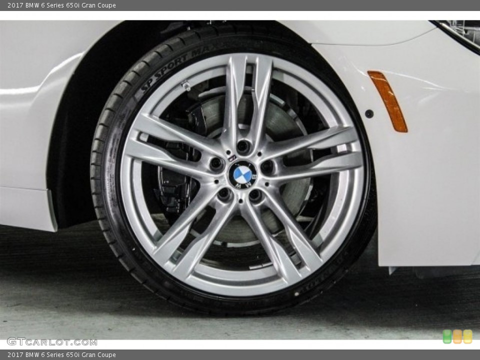 2017 BMW 6 Series 650i Gran Coupe Wheel and Tire Photo #118656641