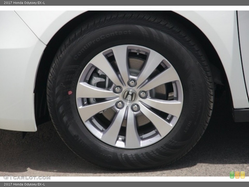 2017 Honda Odyssey EX-L Wheel and Tire Photo #118662349