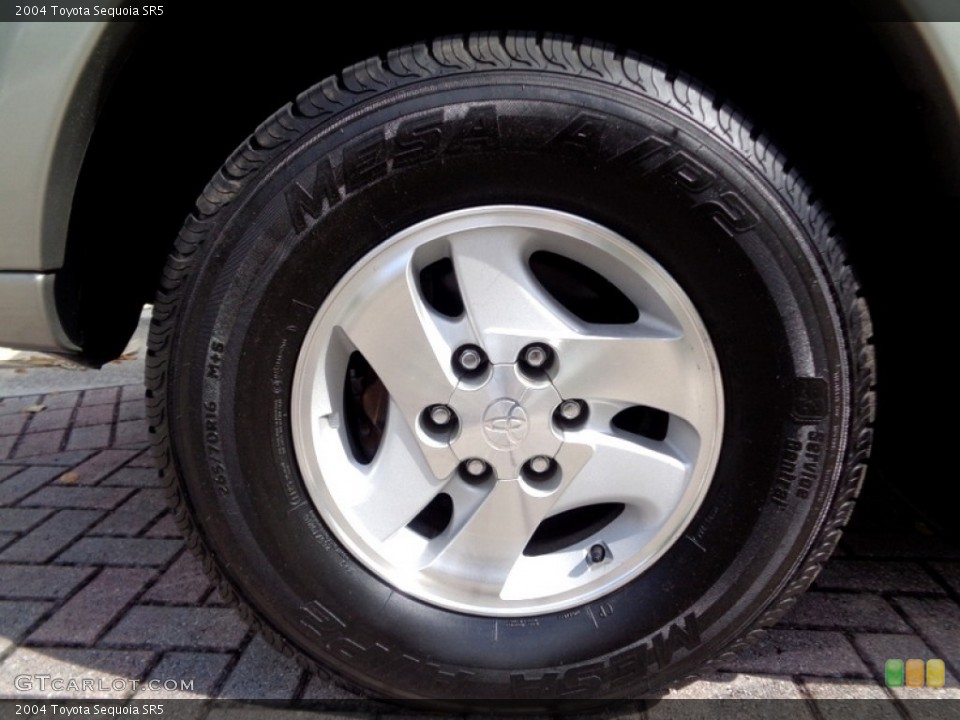 2004 Toyota Sequoia SR5 Wheel and Tire Photo #118664529