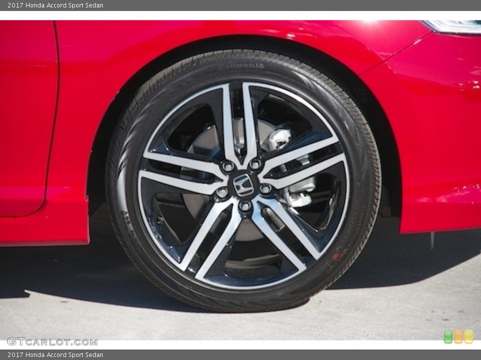 2017 Honda Accord Sport Sedan Wheel and Tire Photo #118665722
