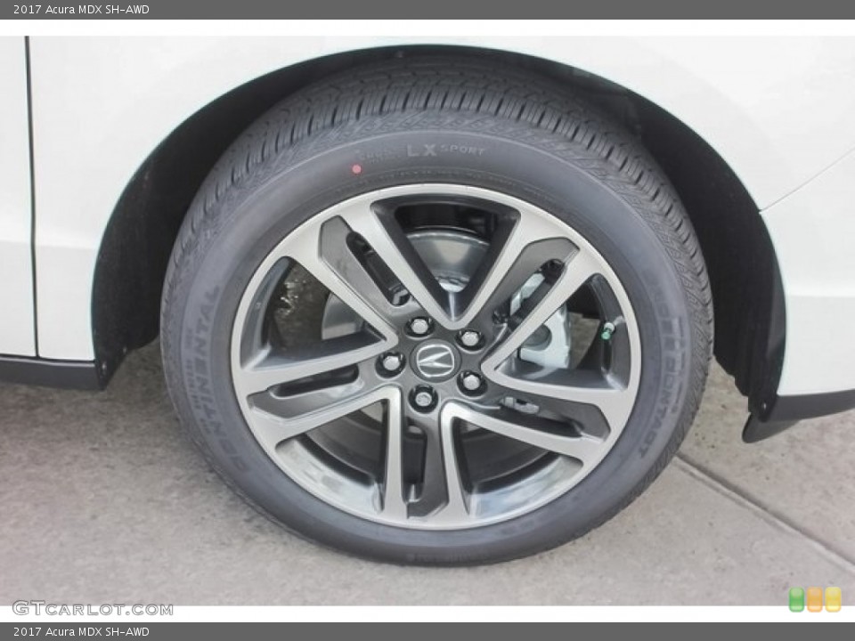 2017 Acura MDX SH-AWD Wheel and Tire Photo #118688088