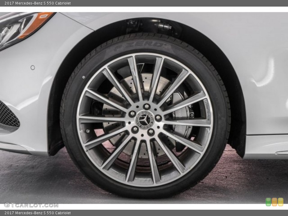 2017 Mercedes-Benz S 550 Cabriolet Wheel and Tire Photo #118706736