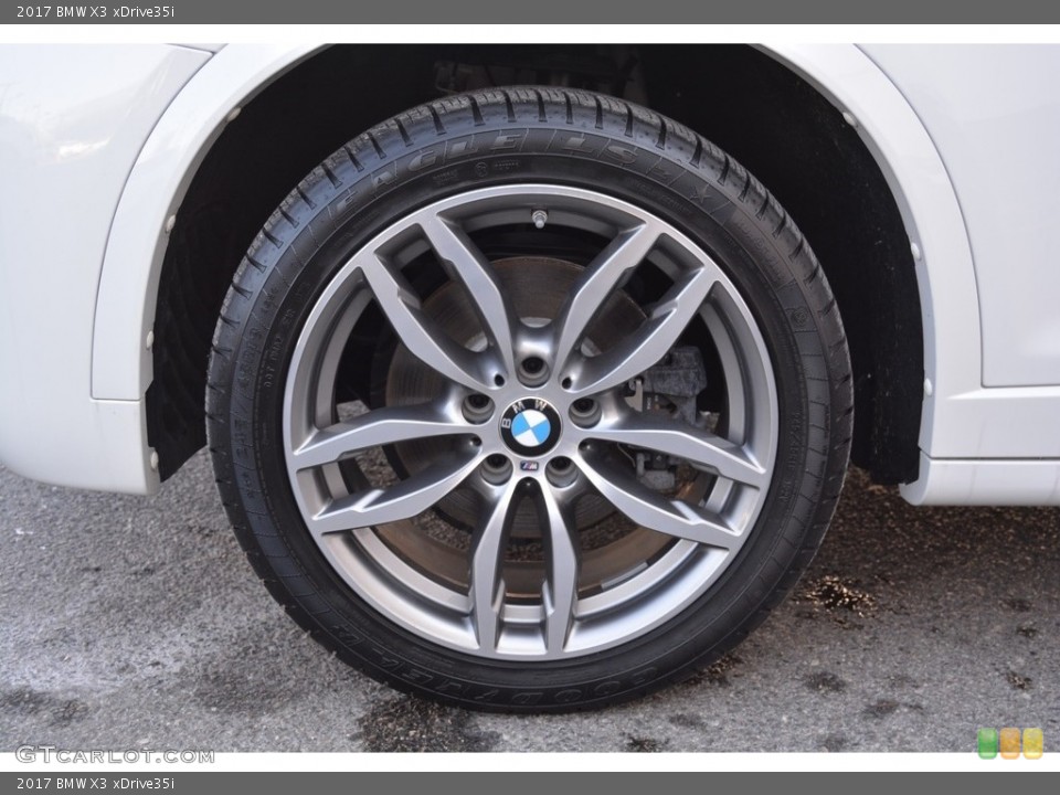 2017 BMW X3 xDrive35i Wheel and Tire Photo #118714101