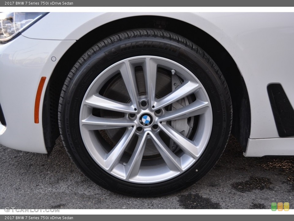 2017 BMW 7 Series 750i xDrive Sedan Wheel and Tire Photo #118716345