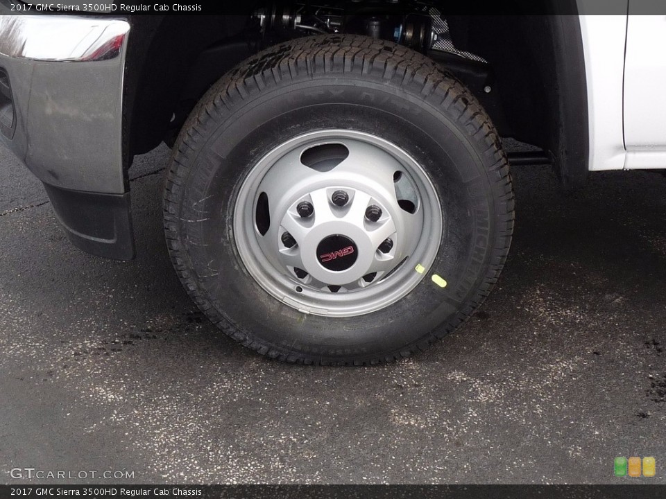 2017 GMC Sierra 3500HD Regular Cab Chassis Wheel and Tire Photo #118763281