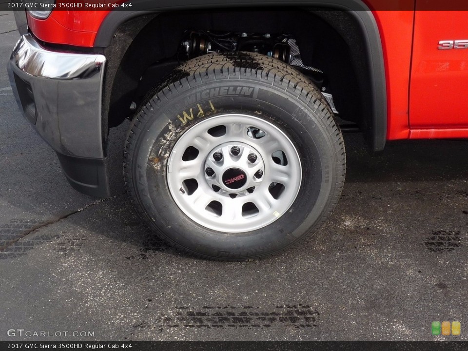 2017 GMC Sierra 3500HD Regular Cab 4x4 Wheel and Tire Photo #118764319