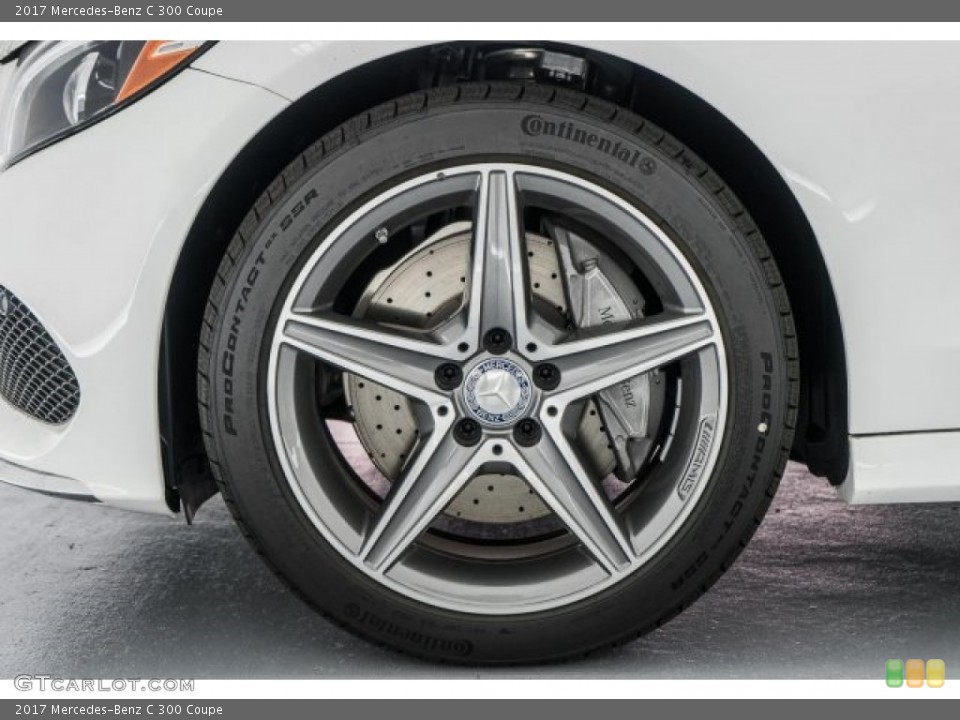 2017 Mercedes-Benz C 300 Coupe Wheel and Tire Photo #118786948