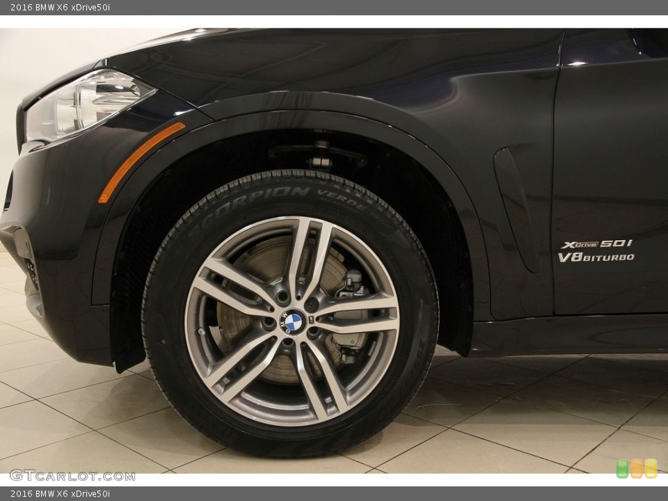 2016 BMW X6 xDrive50i Wheel and Tire Photo #118787893