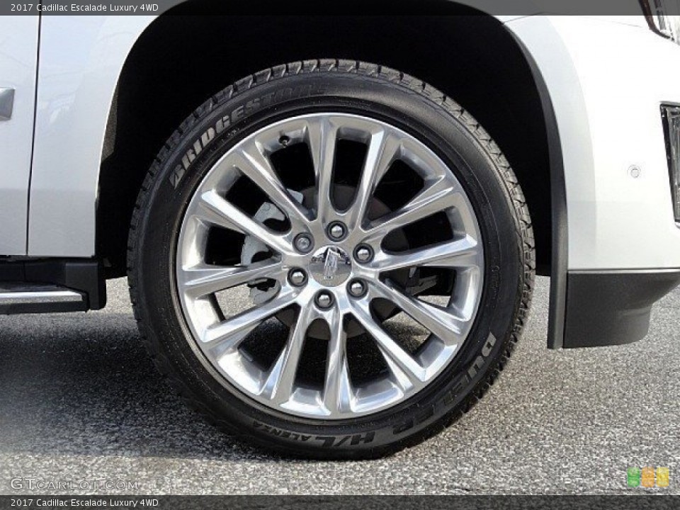 2017 Cadillac Escalade Luxury 4WD Wheel and Tire Photo #118788586