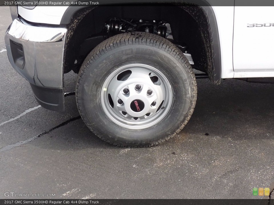 2017 GMC Sierra 3500HD Regular Cab 4x4 Dump Truck Wheel and Tire Photo #118791055