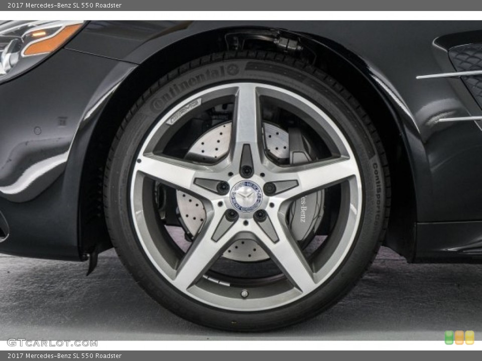 2017 Mercedes-Benz SL 550 Roadster Wheel and Tire Photo #118798661