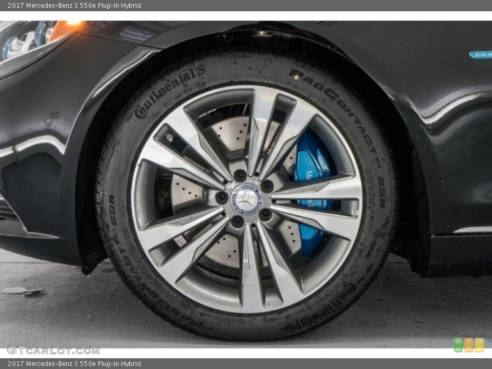 2017 Mercedes-Benz S 550e Plug-In Hybrid Wheel and Tire Photo #118799303