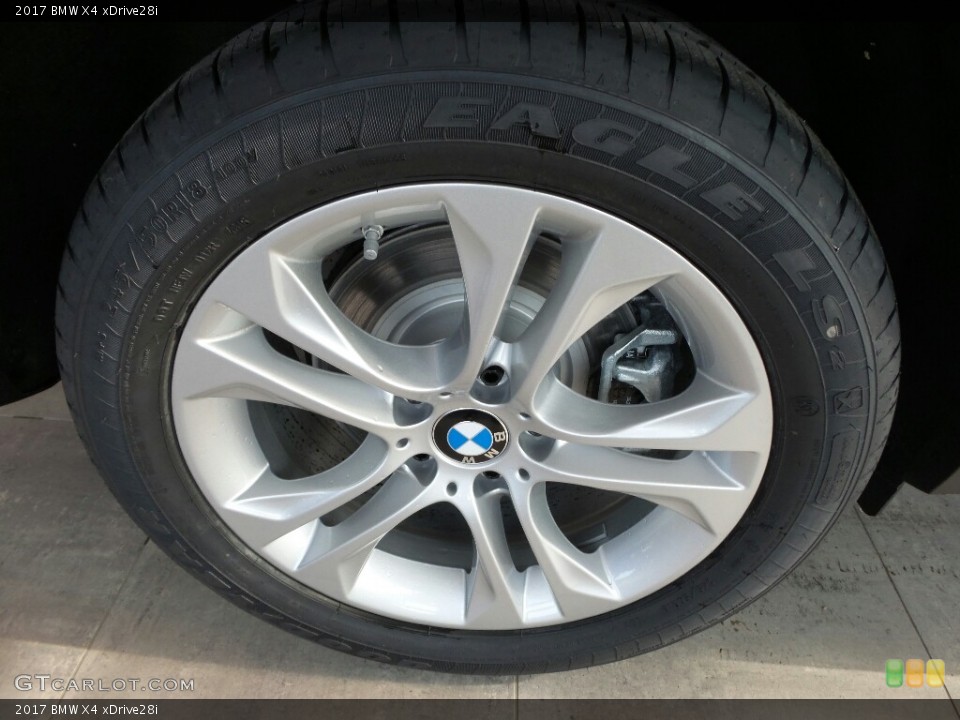 2017 BMW X4 xDrive28i Wheel and Tire Photo #118808433