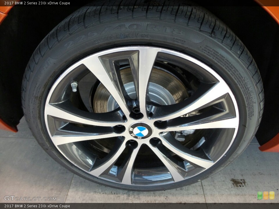 2017 BMW 2 Series 230i xDrive Coupe Wheel and Tire Photo #118809219