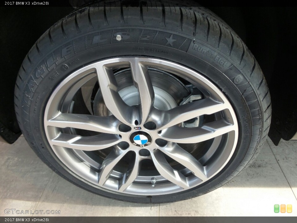 2017 BMW X3 xDrive28i Wheel and Tire Photo #118824003
