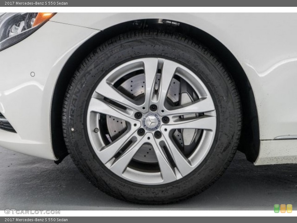 2017 Mercedes-Benz S 550 Sedan Wheel and Tire Photo #118831324