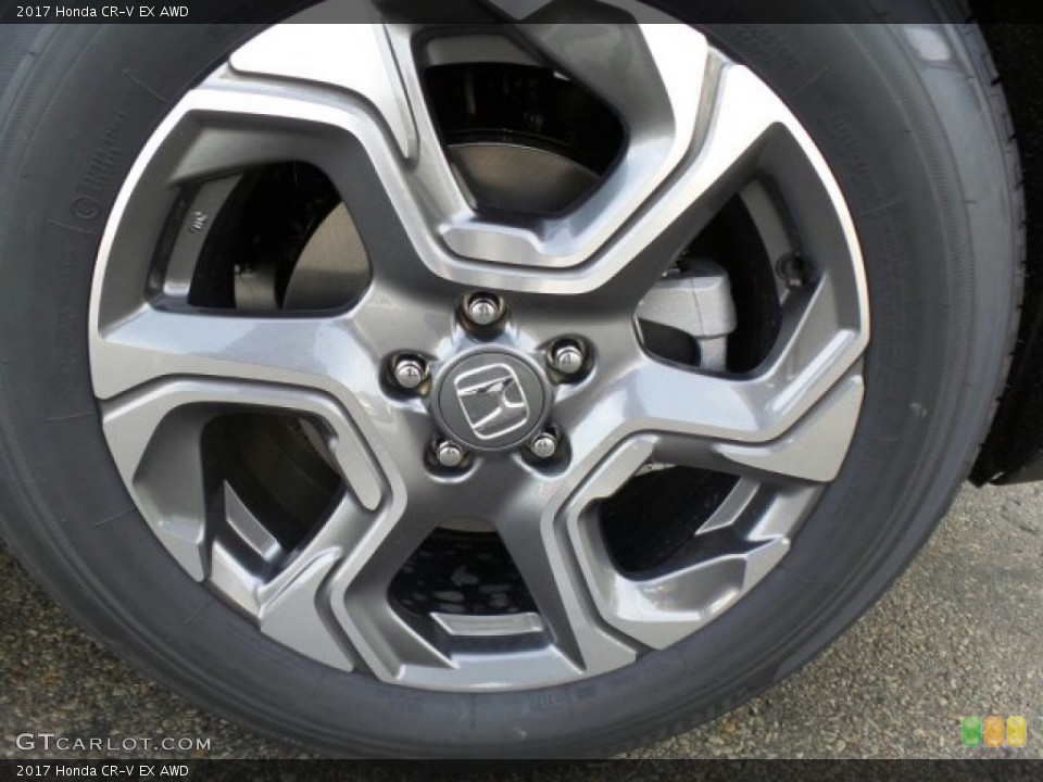 2017 Honda CR-V EX AWD Wheel and Tire Photo #118832929