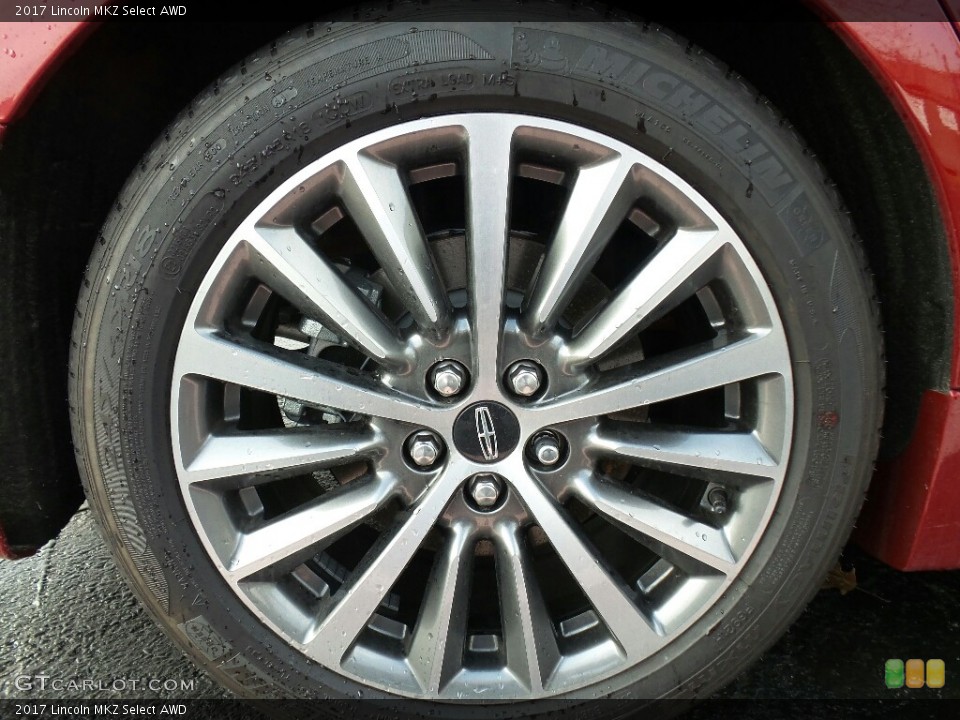 2017 Lincoln MKZ Select AWD Wheel and Tire Photo #118852661