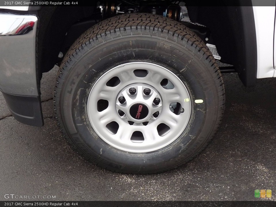 2017 GMC Sierra 2500HD Regular Cab 4x4 Wheel and Tire Photo #118856285