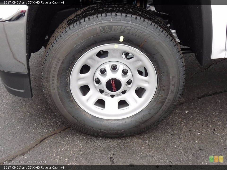 2017 GMC Sierra 3500HD Regular Cab 4x4 Wheel and Tire Photo #118856450