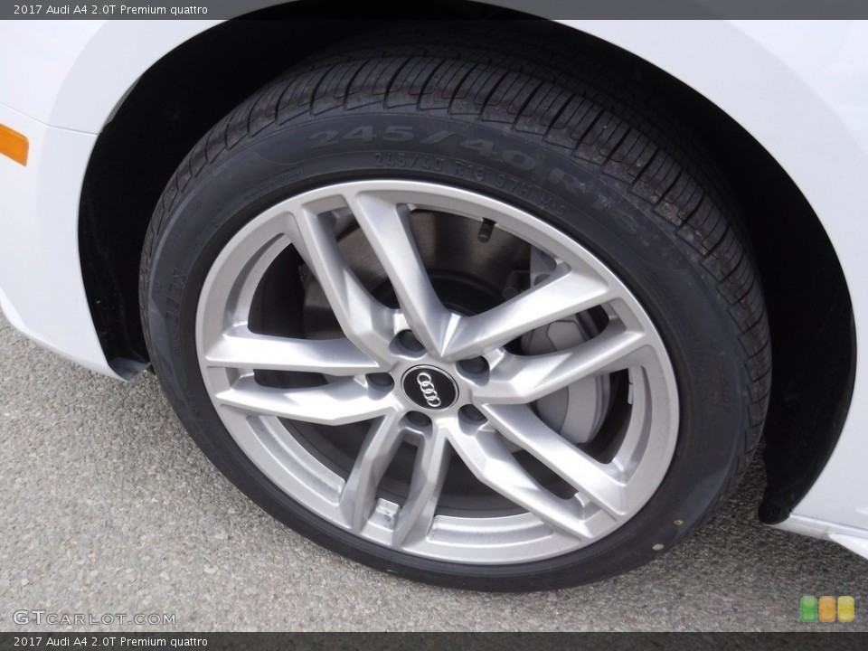 2017 Audi A4 2.0T Premium quattro Wheel and Tire Photo #118856693