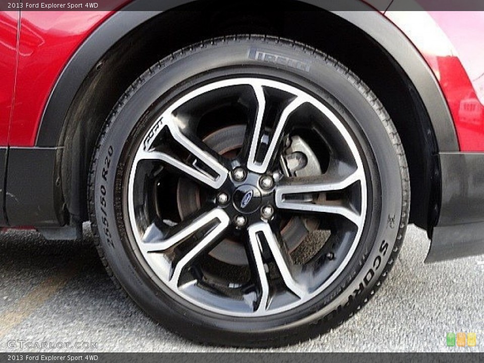 2013 Ford Explorer Sport 4WD Wheel and Tire Photo #118870871