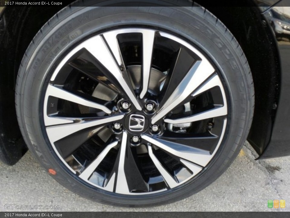 2017 Honda Accord EX-L Coupe Wheel and Tire Photo #118879210